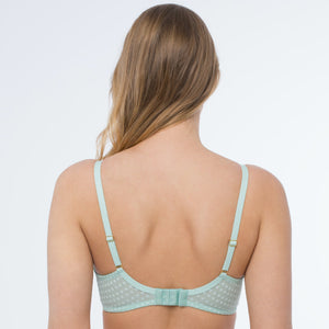Samanta Juno Mint Sheer Mesh Tulle Full Coverage Bra-1