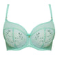 Samanta Juno Mint Sheer Mesh Embroidered Underwire Bra