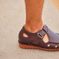 CALTO - K0752 - 2.8 Inches Taller (Coffee Brown) - Lightweight Casual Fisherman Sandal