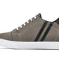 CALTO - K1550 - 2.8 Inches Taller (Nubuck Grey) - Lace Up Casual Sneakers