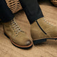 CALTO - K24402 - 3 Inches Taller (Olive) - Casual Zipper Boots