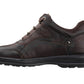 CALTO - K3045 - 2.8 Inches Taller (Dark Brown) - Lace Up Casual Walker - Lightweight