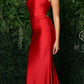 Nox Anabel K488 Long Strappy Back Fitted Dress