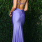 Nox Anabel K488 Long Strappy Back Fitted Dress