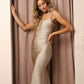 Nox Anabel K488 Long Strappy Back Fitted Dress