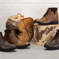 TOTO - K84016 - 2.8 Inches Taller (Chocolate Brown) - High Top Work Boots