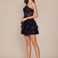 Nox Anabel K855 One Shoulder A-Line Embellished Homecoming Dress
