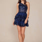 Nox Anabel K855 One Shoulder A-Line Embellished Homecoming Dress