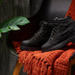 CALDEN 5.2" Taller Black Nubuck Height-Increasing Boots K881802