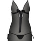 Sexy Sheer Mesh Chemise Casmir Kea Black-2
