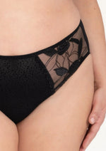 Samanta Kendall Semi-Sheer Mid-Rise Brief Panty-2