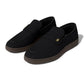 Black Adidas Men's Handball Spezial Loafers shown from the side, featuring a sleek design and classic silhouette in a 3D rendering.