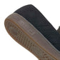 Black Adidas men's Handball Spezial loafer with detailed leather upper and classic design, perfect for casual wear.