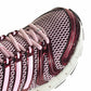 Pink Adidas Womens Adistar Control 5 footwear with detailed close-up view showing the shoe's design and branding.