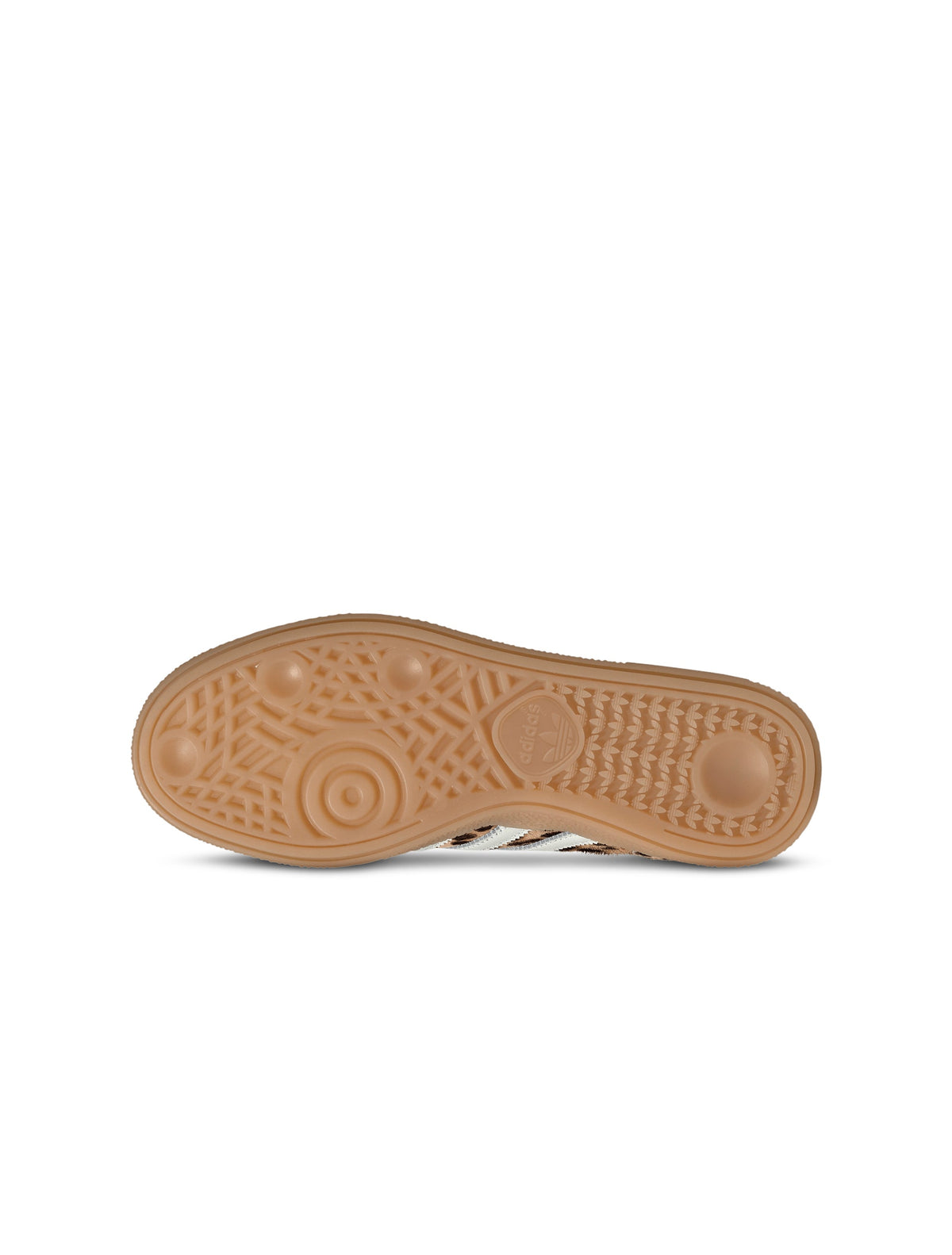 Adidas Women's Handball Spezial sneakers in Magic Beige, bottom view, by Denim Exchange