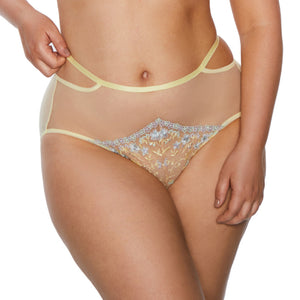 Kinga Forget Me Not Soft High Waist Tulle Brief Panty-0