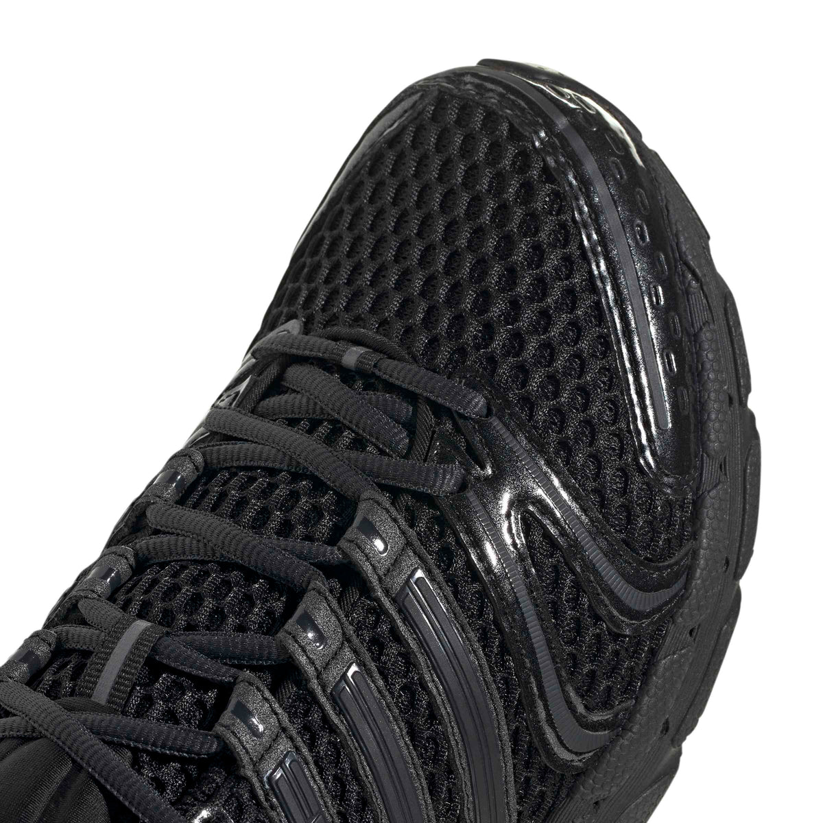 Adidas Men's Control 5 black footwear, detailed side view on a white background