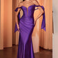 Ladivine KV1120 Dress Off The Shoulder Stretch Spandex Fitted Dress