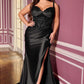 Ladivine KV1132C Strapless Fitted Sweetheart Neckline Plus Size Evening Gown