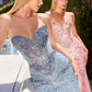 Ladivine KV1139 Strapless Sweetheart Beaded Bodice Mermaid Gown
