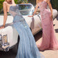 Ladivine KV1139 Strapless Sweetheart Beaded Bodice Mermaid Gown
