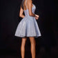 Ladivine KV1152 Fit and Flare Glitter Shimmer Homecoming Dress
