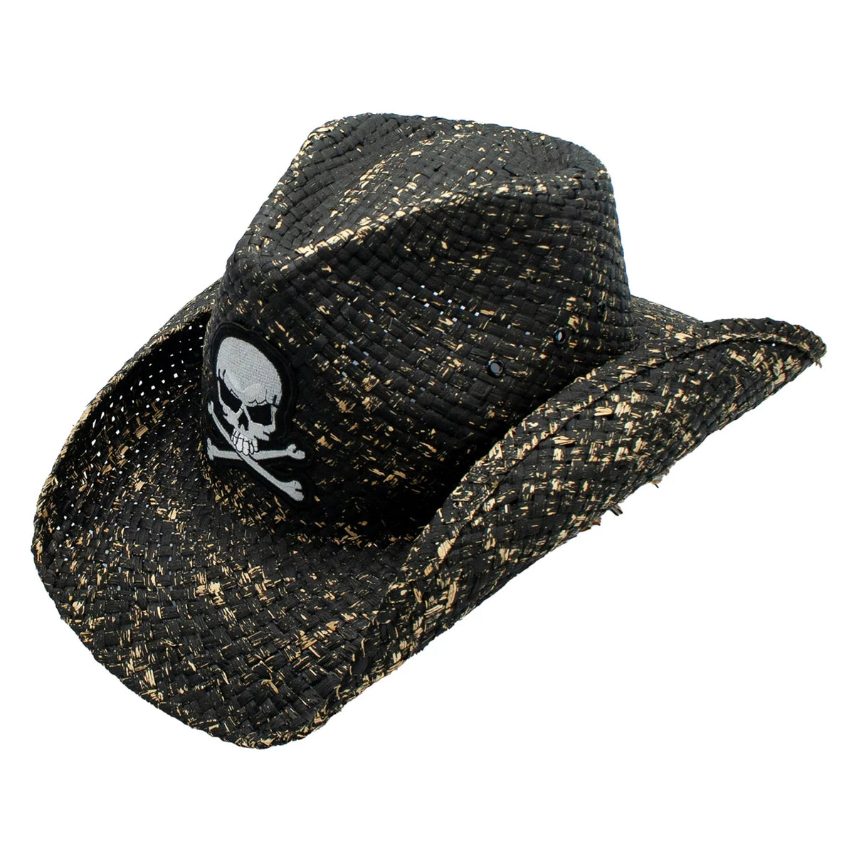 Peter Grimm Keith straw cowboy hat by HatCountry, featuring a classic woven design and curved brim