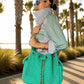 BEACH HAUS Bayshore Bucket Medium in Kelly Green, viewed from the front