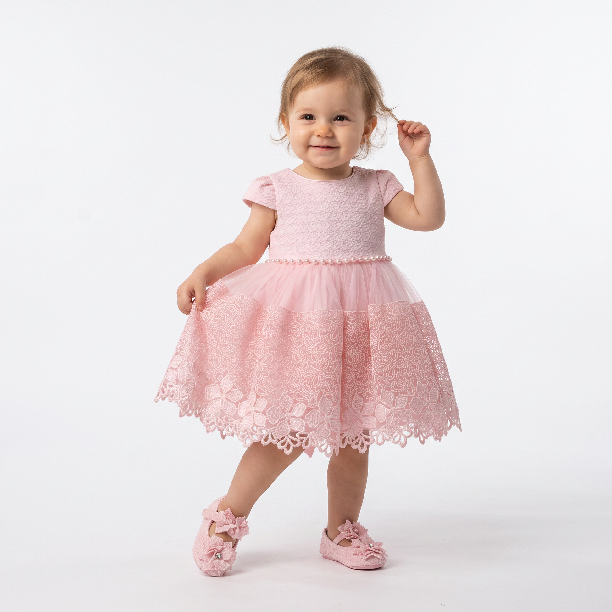Baby Ella Dress & Shoes Set-2