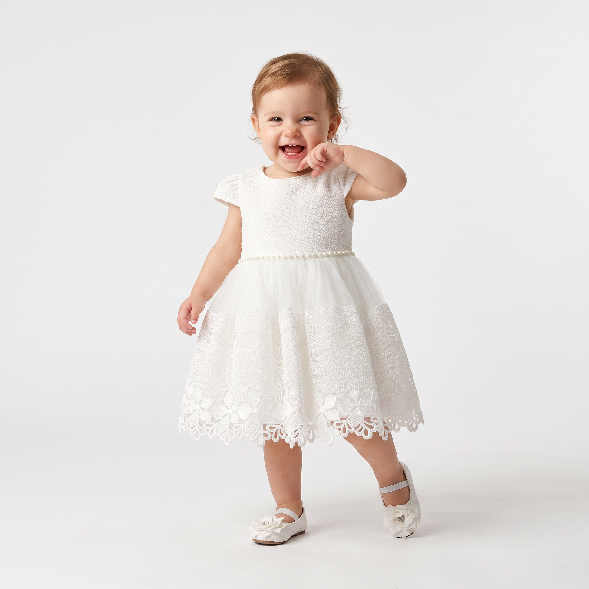Baby Ella Dress & Shoes Set-0