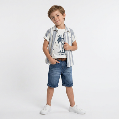 Dapper Dustin Denim Set-0