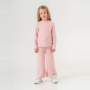Striped Queen Girls Knit Set - Farnelli
