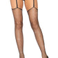 Rhinestone Net Stockings and Garter Belt