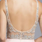 CLEARANCE - Aspeed USA 2055 Illusion Bodice Beaded Long Dress V-Neck (Size XXS)