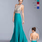 CLEARANCE - Aspeed L2061 A-line Long Formal Dress Halter Open-Back (Size XXS)