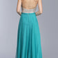 CLEARANCE - Aspeed L2061 A-line Long Formal Dress Halter Open-Back (Size XXS)