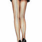 Net Back Seam Pantyhose