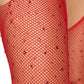 Rhinestone Suspender Pantyhose