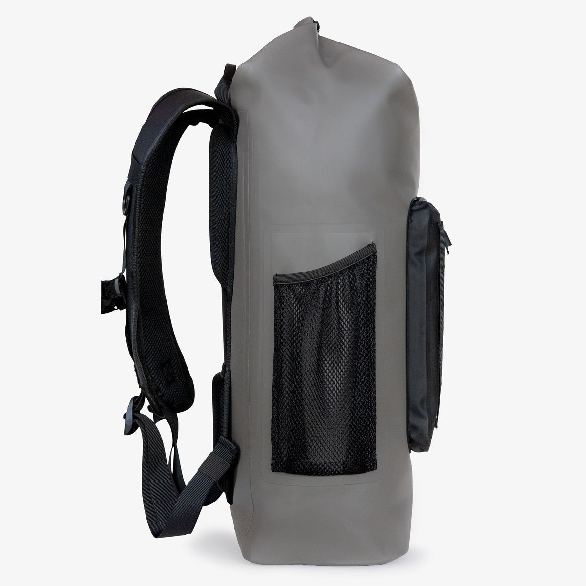 Laek Seafield 30L waterproof backpack in durable dry bag style, shown in detail.