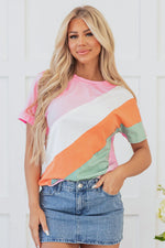Sylvie Seamed Crewneck Top - Farnelli