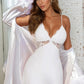Soft Chemise with Cut Outs