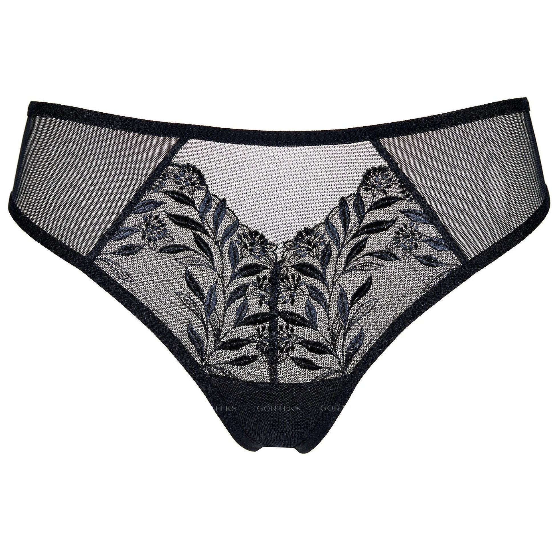 Gorteks Libby Sheer Mid Rise Bikini Panty-2