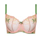 Samanta Lilly Hibiscus Sheer Balconette Bra