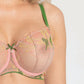 Samanta Lilly Hibiscus Sheer Balconette Bra-2