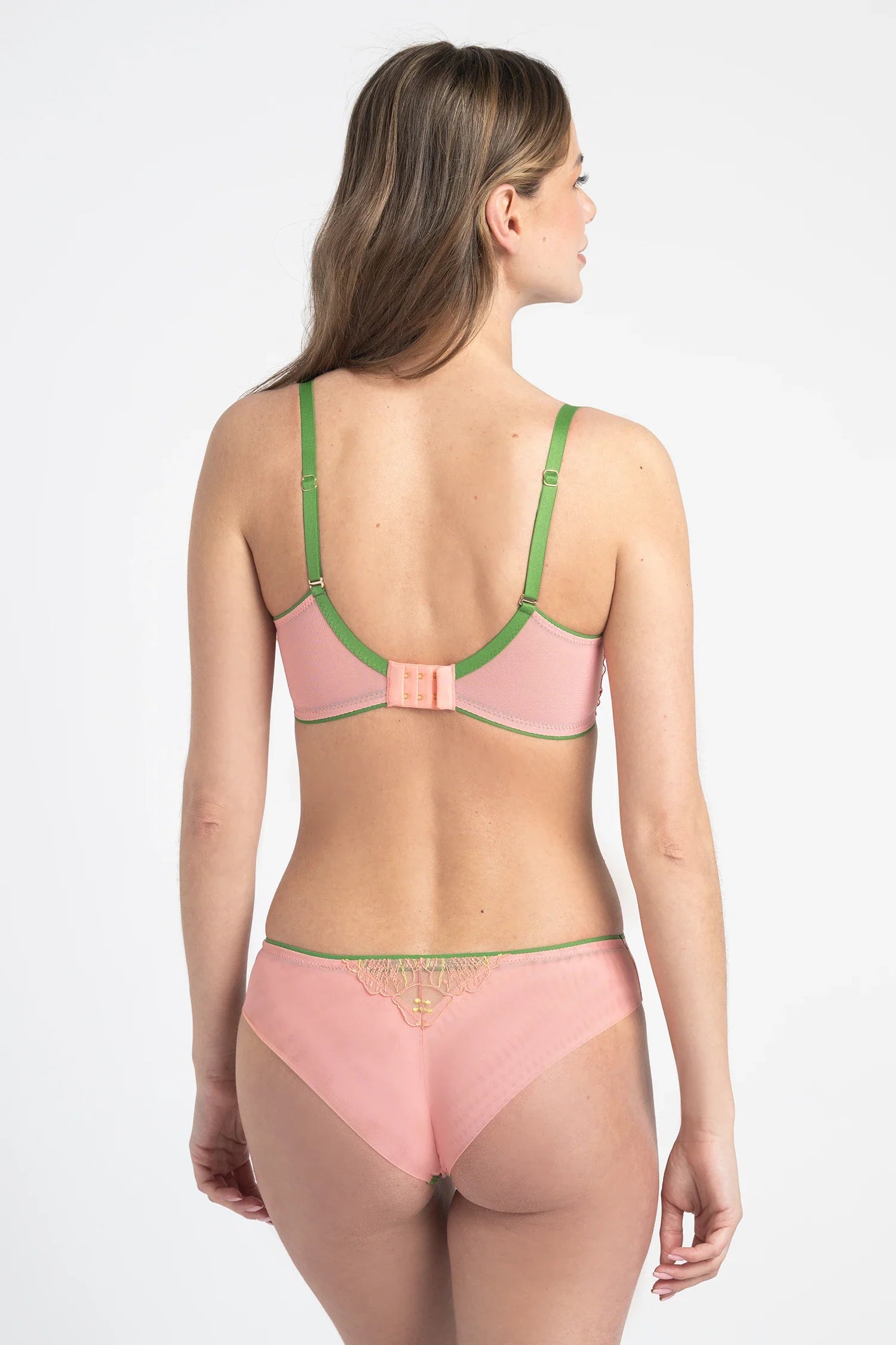 Samanta Lilly Hibiscus Sheer Brazilian Panty-4