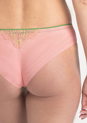Samanta Lilly Hibiscus Sheer Brazilian Panty-1