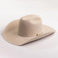 Larry Mahan's Cody 10X fur felt cowboy hat in belly color, three-quarter view