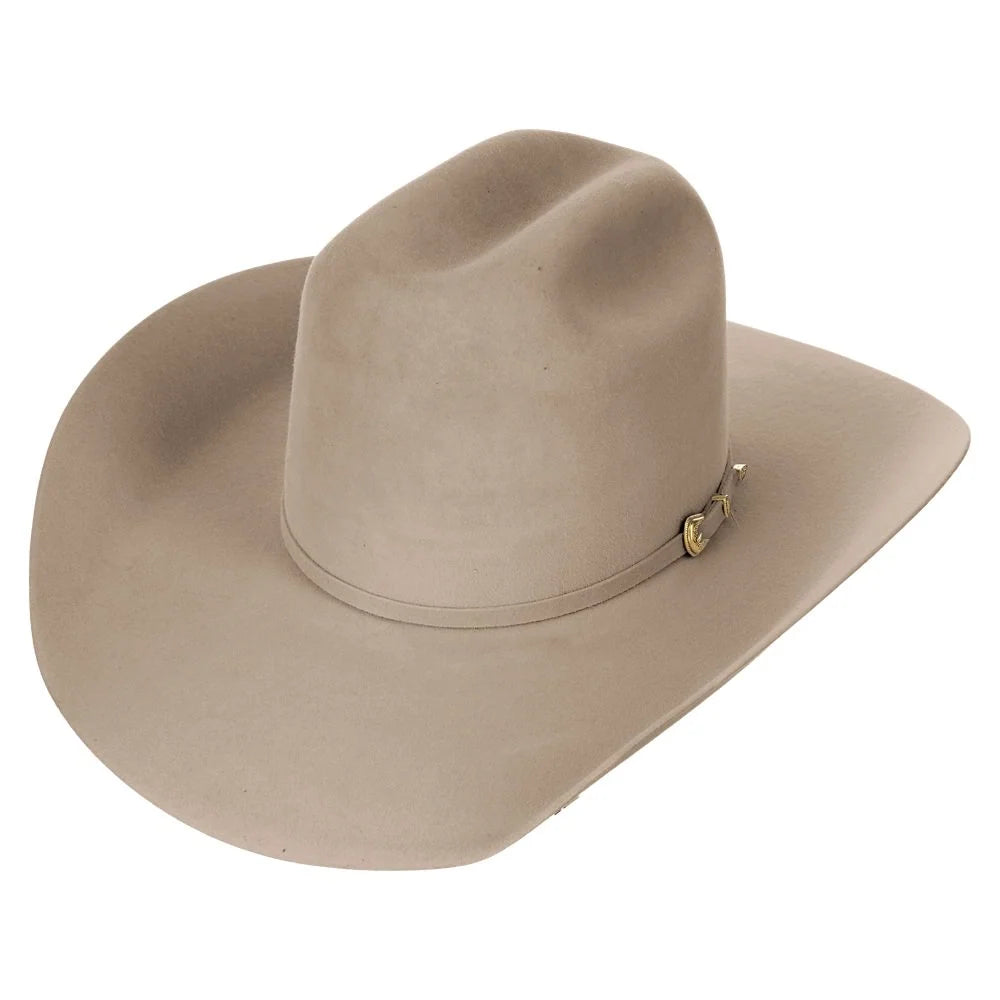 Larry Mahan's Cody 10X fur felt cowboy hat in fawn, three-quarter view