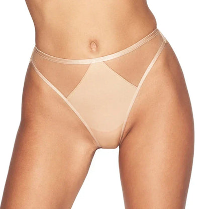 Kinga Lou Nude Invisible Soft Thong Panty-0