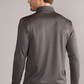 Long Sleeve Button Down Polo Dot // Grey Scale